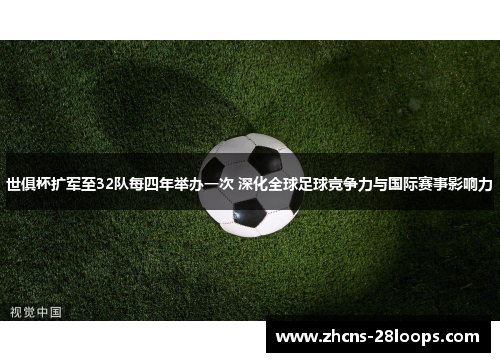 世俱杯扩军至32队每四年举办一次 深化全球足球竞争力与国际赛事影响力 世俱杯扩军至32队每四年举办一次 深化全球足球竞争力与国际赛事影响力